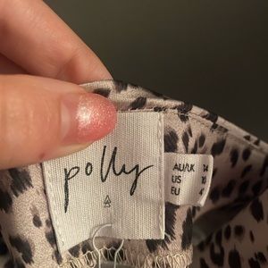 Princess Polly Cowl neck satin dress